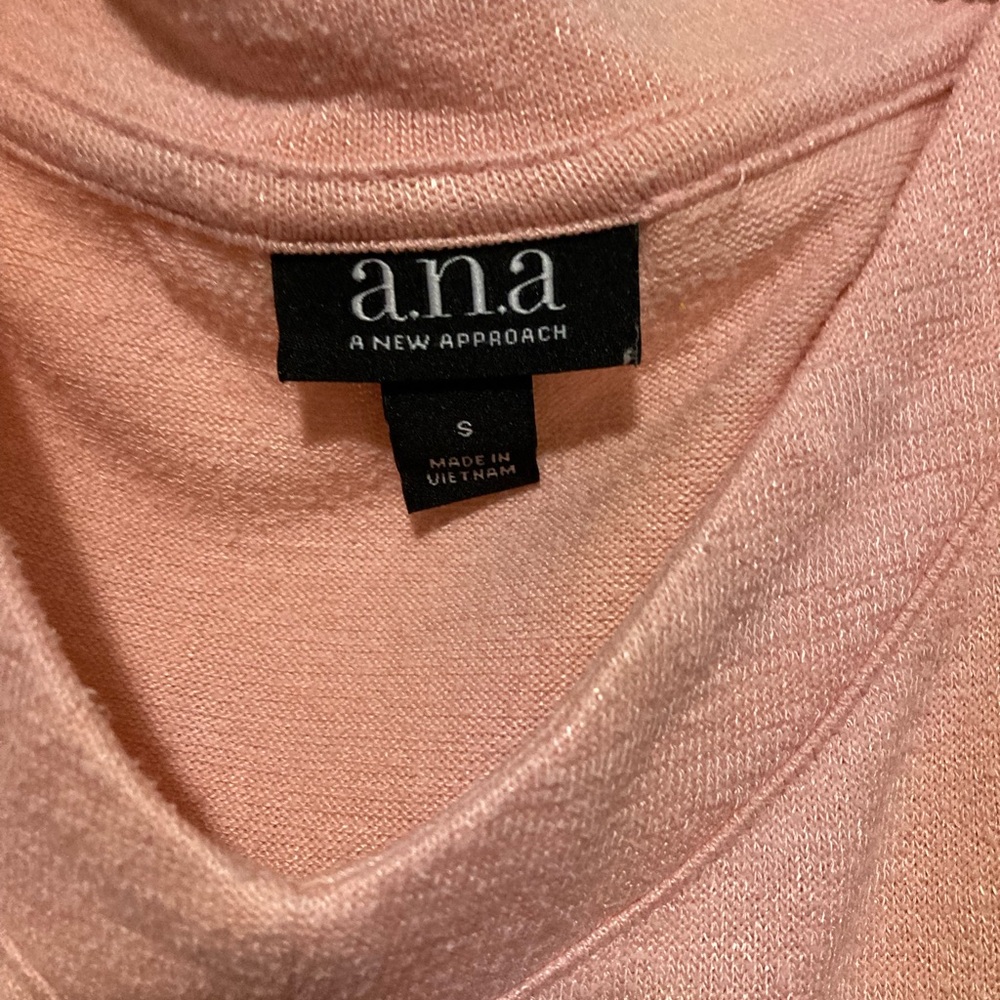 a.n.a Peach Cold Shoulder Blouse - Picture 4 of 4